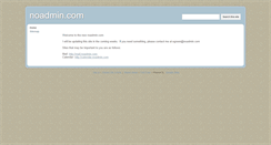 Desktop Screenshot of noadmin.com